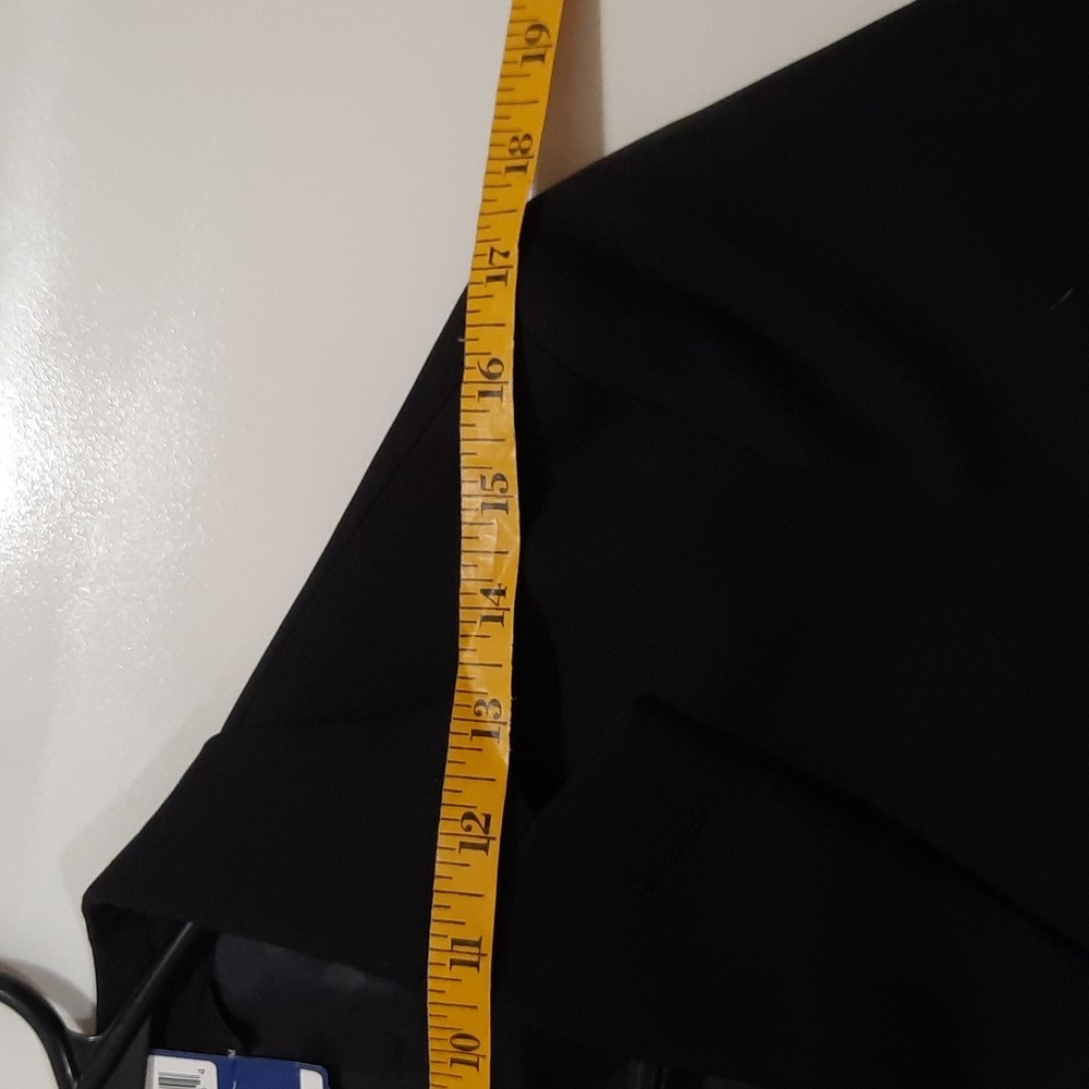 HAGGAR MENS BLACK BLAZER - SIZE 38 SHORT - NEW WITH TAGS - SRP $200.00 - Picture 7 of 10